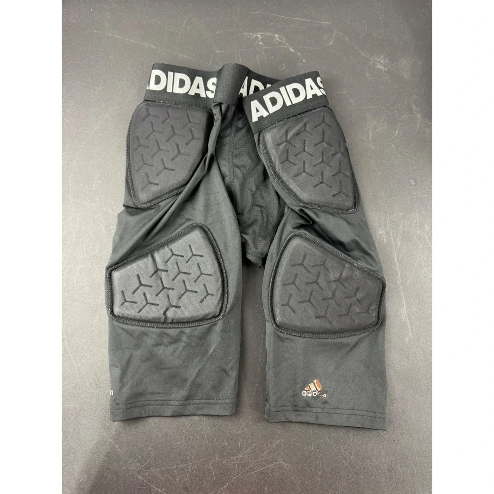 Adidas Aeroready Padded Compression Shorts Mens XL‎ Black Football Basketball